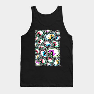 Halloween - Eyes horror and fun Tank Top